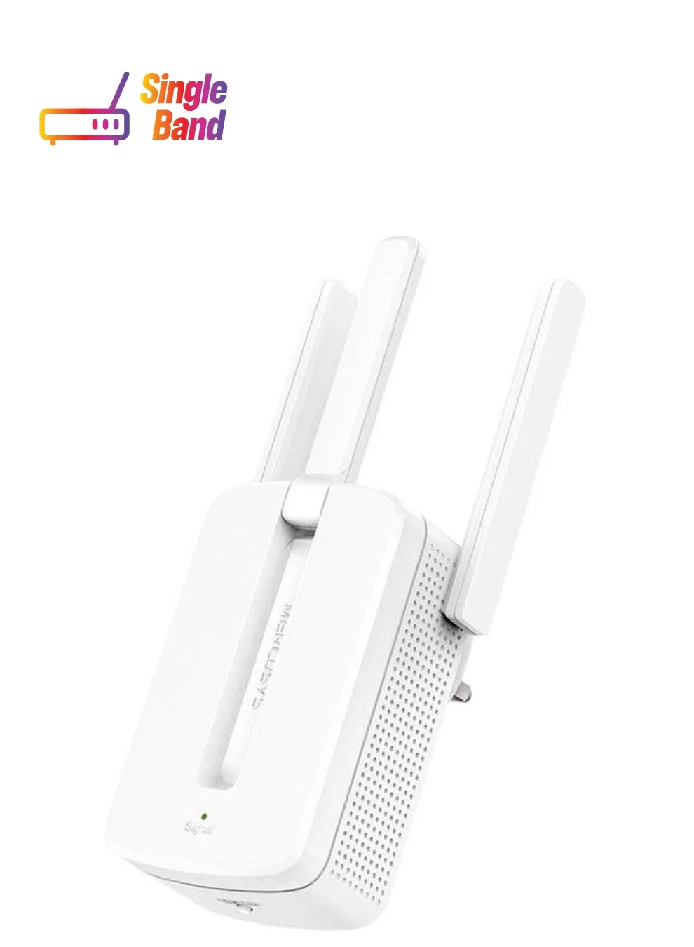Premium 300Mbps Wi-Fi Range Extender with 3 External Antennas (White, 1 Unit) aoo16