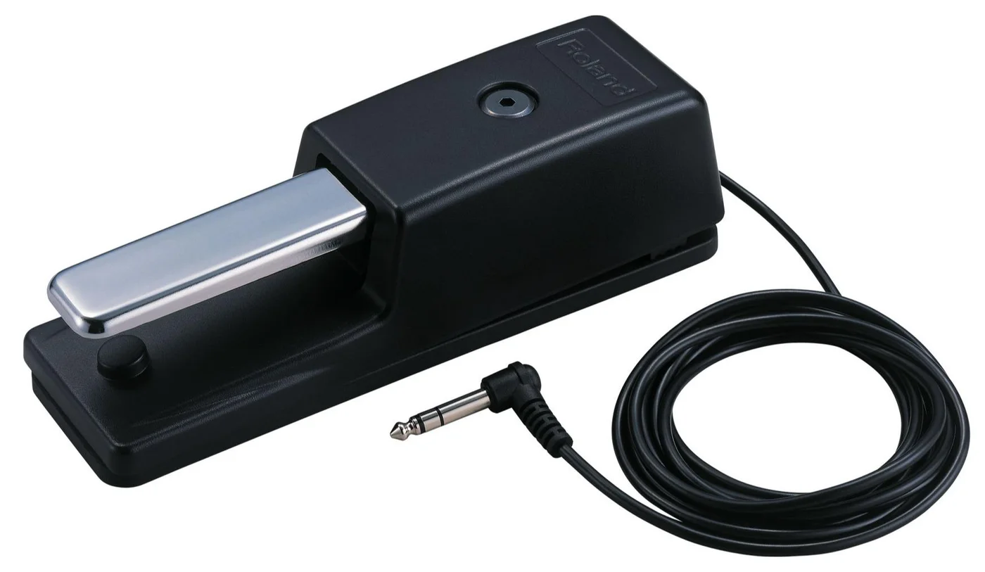 Premium Damper Pedal for Digital Pianos and Keyboards (Continuous Sustain Control, Non-Slip Rubber Base) qk33q