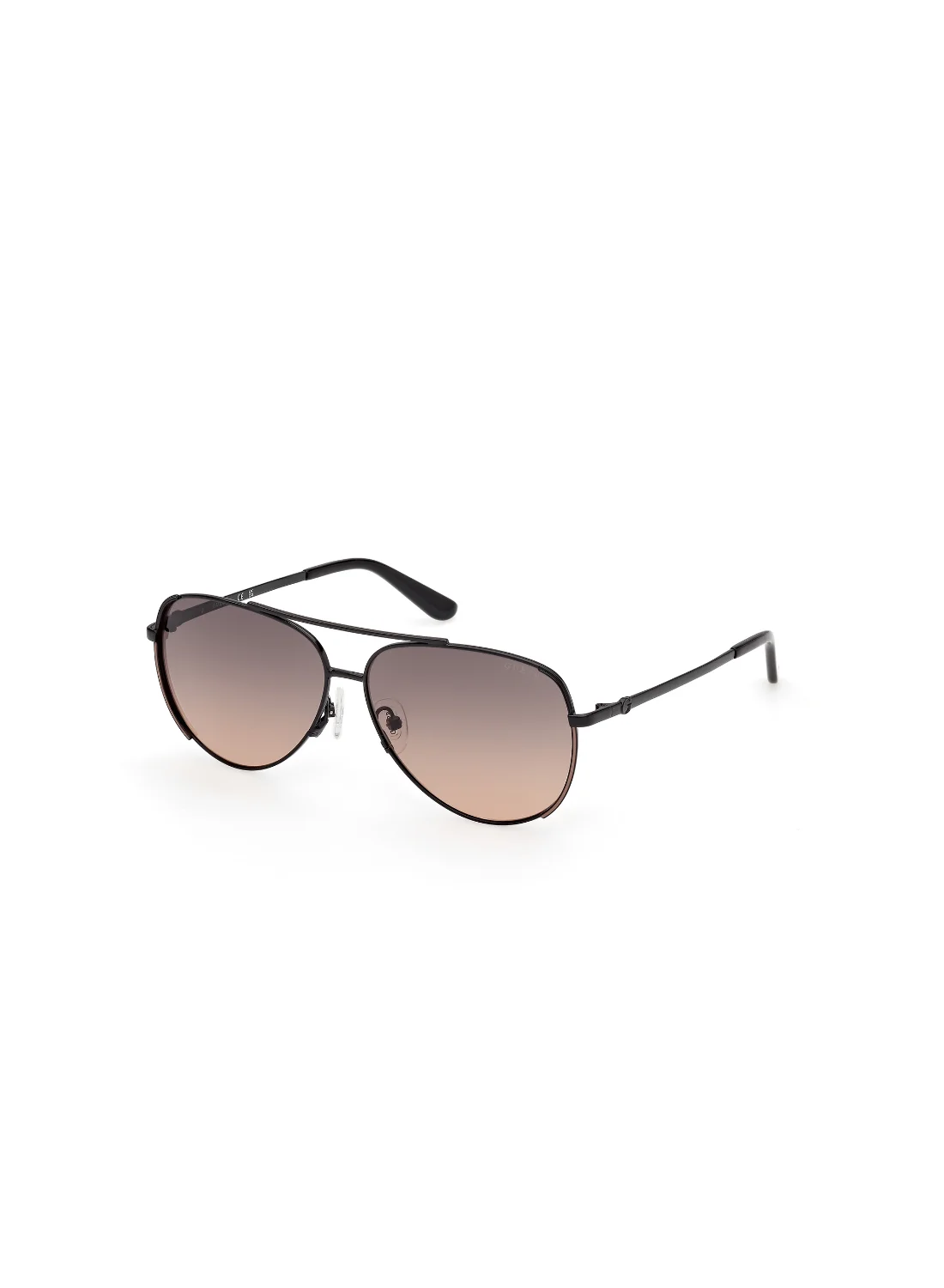 Premium Full Rim Pilot Sunglasses for Women Lightweight Metal Frame (Black, One Size) y909v