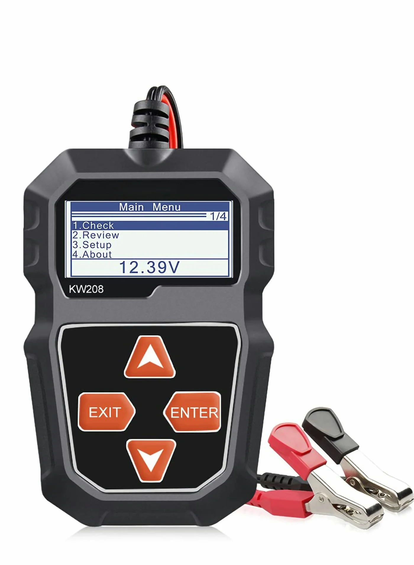 Barakah 12V Digital Car Battery Tester (100-2000 CCA) Automotive Alternator Load Analyzer for Truck Marine Motorcycle SUV 2a3r4