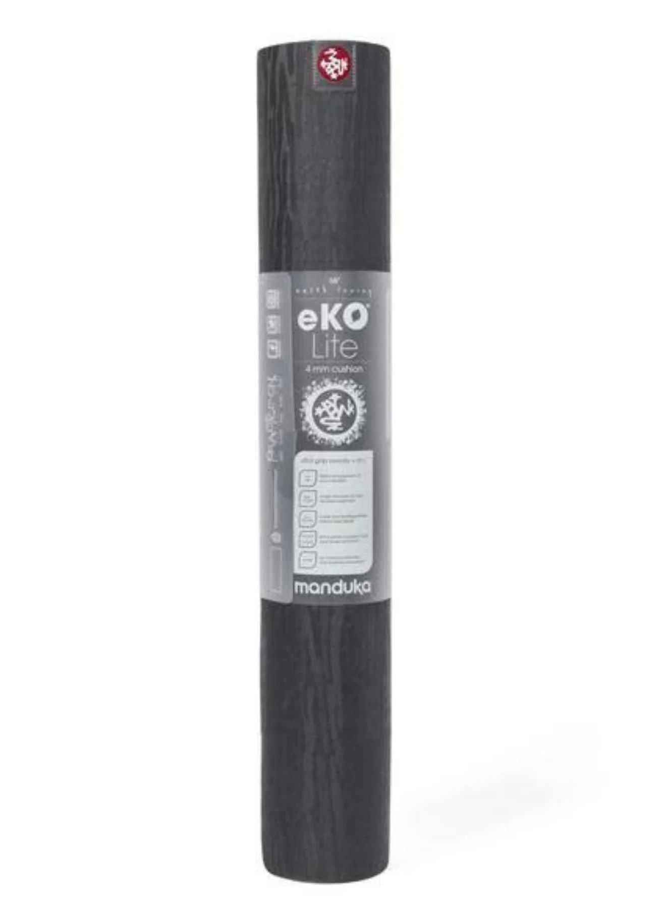 Premium Rubber Yoga Mat Non-Slip Exercise Fitness Mat (Charcoal, 180 cm x 61 cm x 4 mm) 19z8h