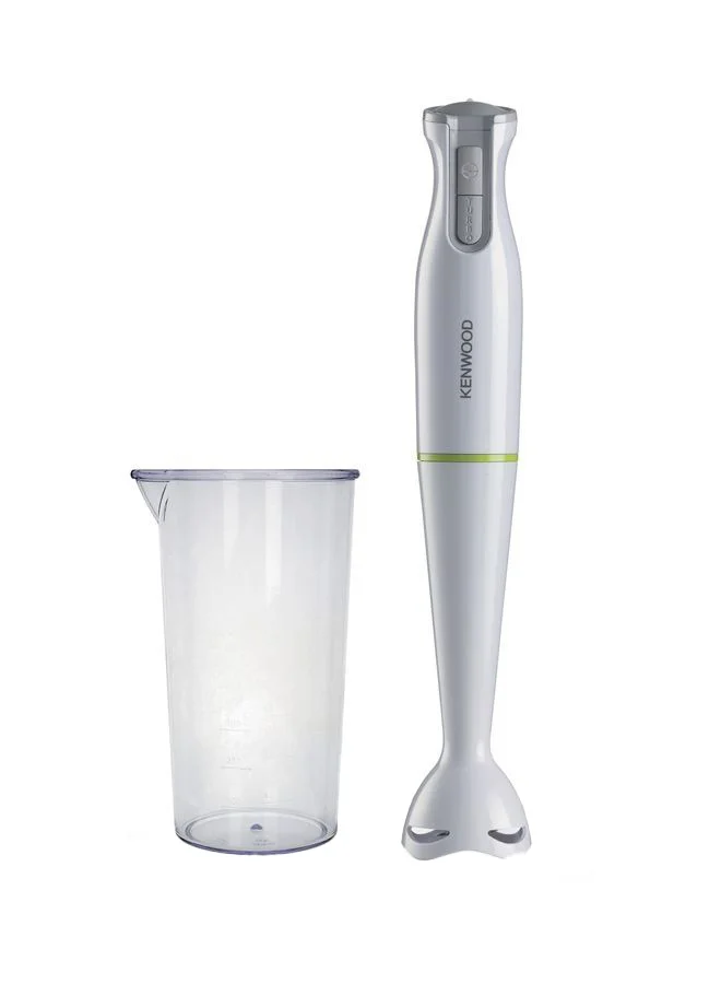 Premium Hand Blender with Removable Wand and Turbo Function (White, 1 Unit) cjjzs