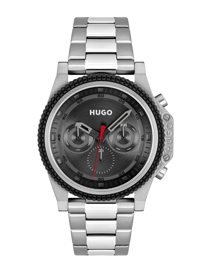 Premium Analog Round Stainless Steel Wrist Watch for Men (46 mm) qdpn4