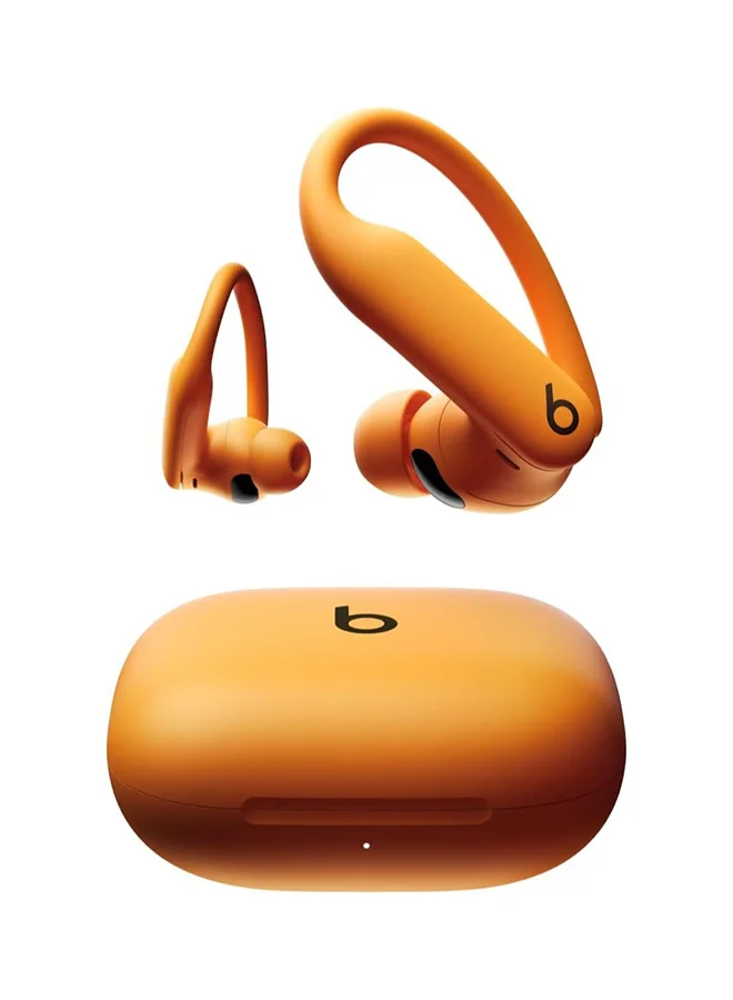 Premium Audio Wireless Bluetooth Earbuds Noise Cancelling In-Ear Headphones with Charging Case (Electric Orange) 17ve3
