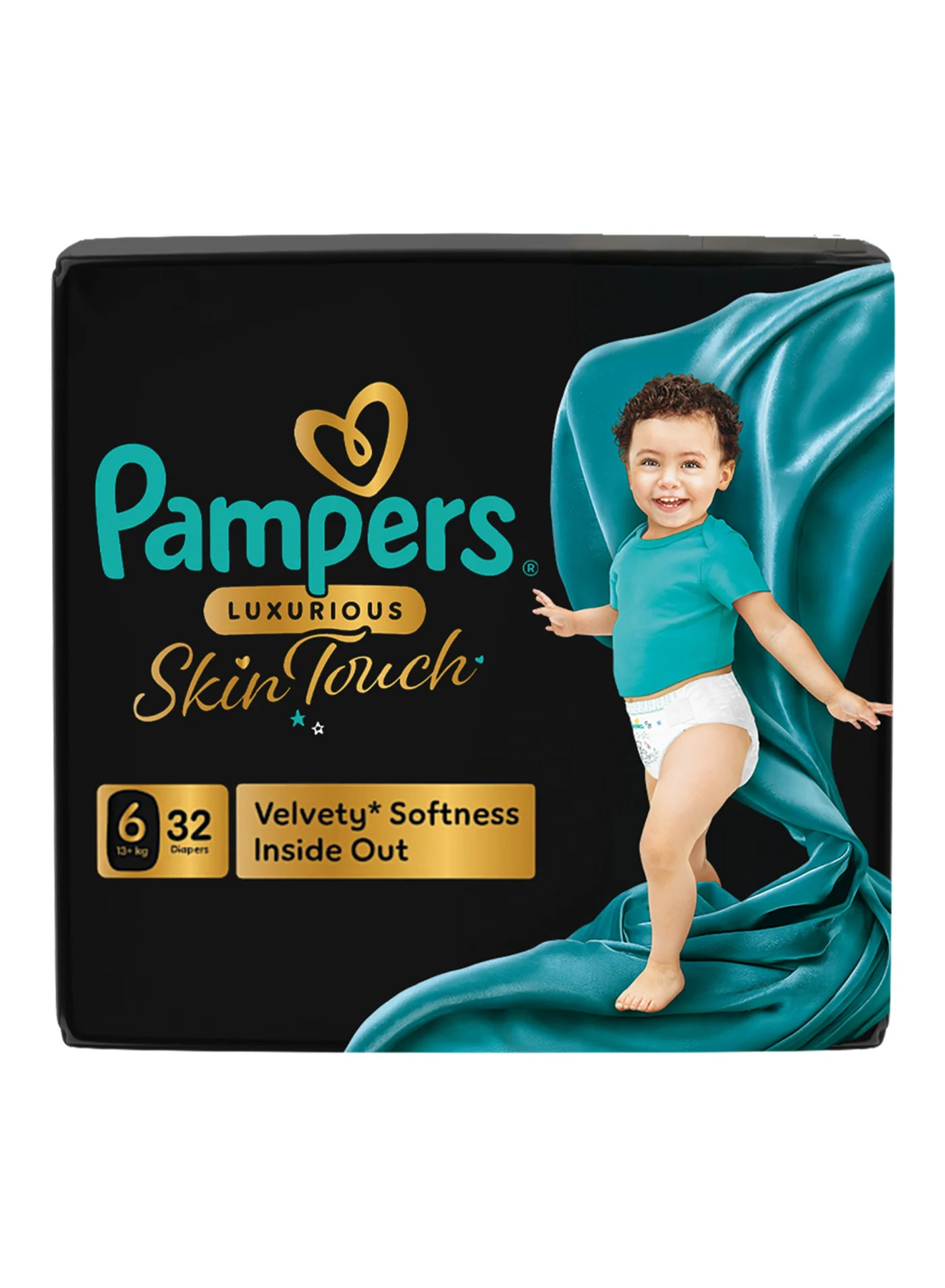 Premium Soft Touch Diapers for Toddlers (Size 6, 13+kg, 1 Pack) kb1fb
