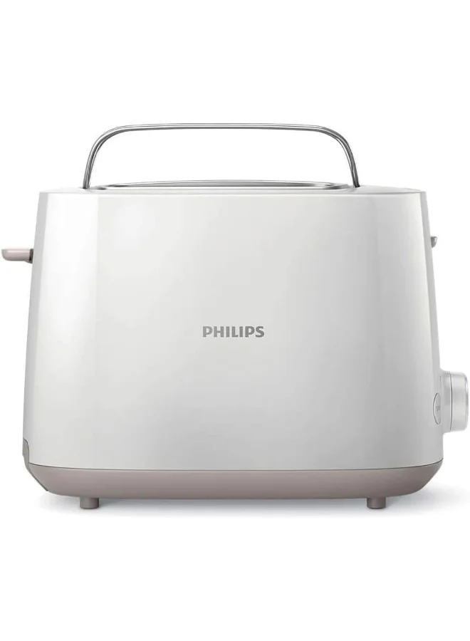 Professional 2-Slice Toaster with Bun Warmer and 8 Browning Settings (White, 830 W) 6vy5w