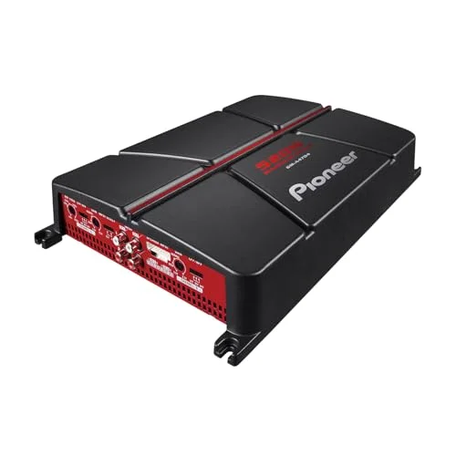 Premium 4-Channel Car Audio Amplifier 520W Max Class AB Bridgeable Power Amp with Variable High-Pass Filter m379c