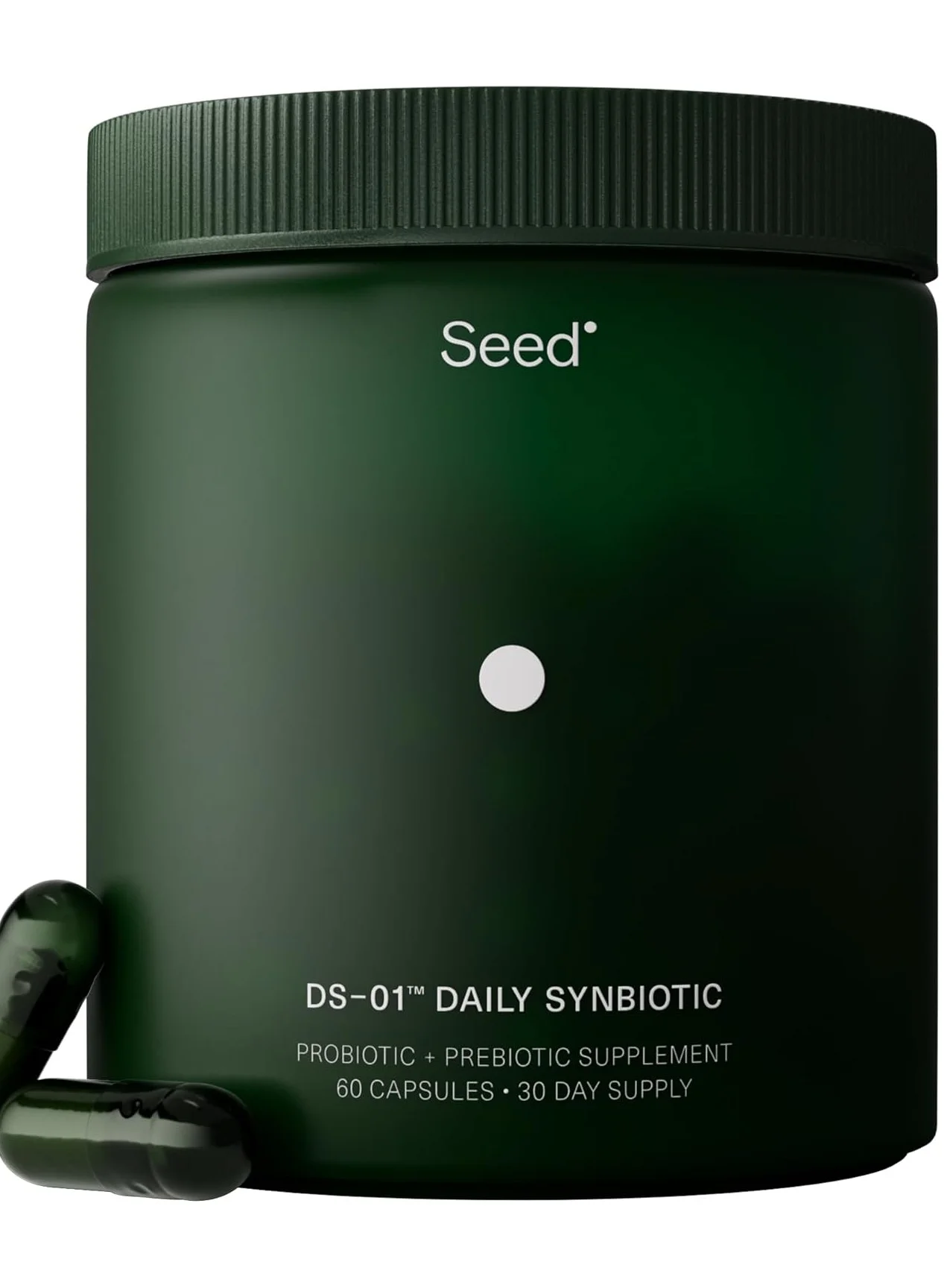 Daily Synbiotic Supplement Premium Probiotic and Prebiotic Formula (60 Capsules) s794r
