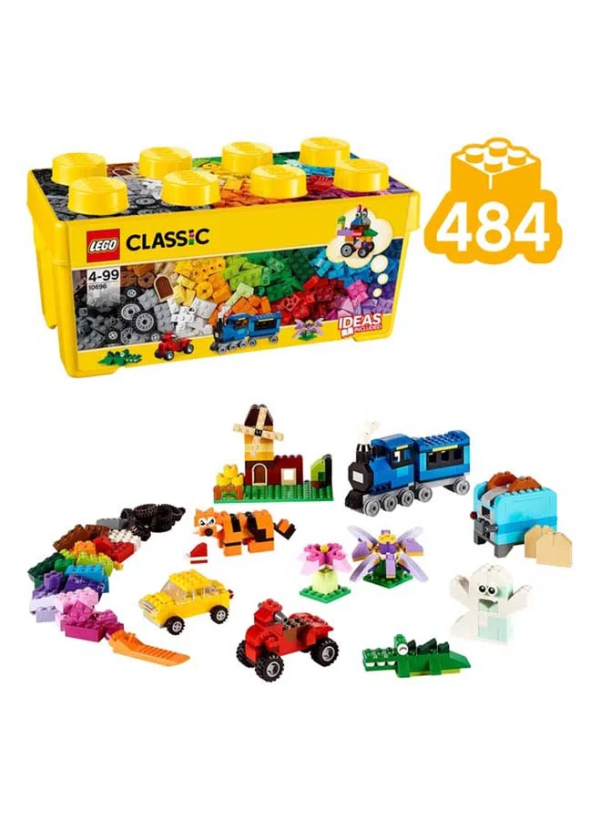 Building Blocks Creative Brick Box Set (Premium Plastic Construction Toy, 484 Pieces) 2xrb3
