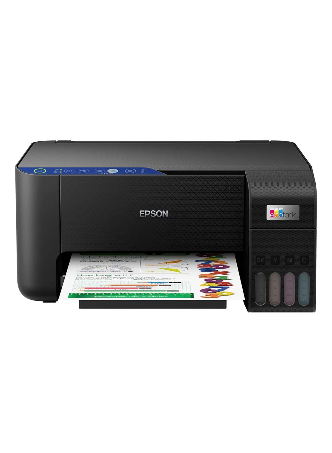 Premium Ink Tank Printer 3-in-1 Wireless Color A4 Document Copier Scanner (Black, 100 Sheets Capacity) pina2