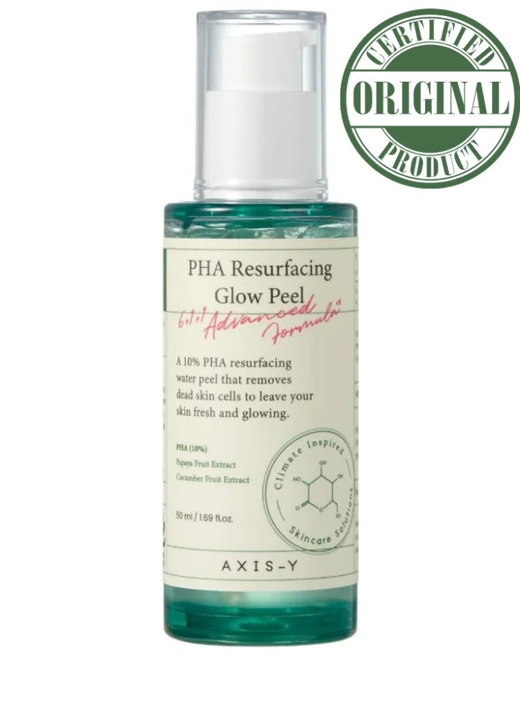 AXIS-Y PHA Resurfacing Glow Peel for Gentle Exfoliation and Radiant Skin (50 mL) xuodp