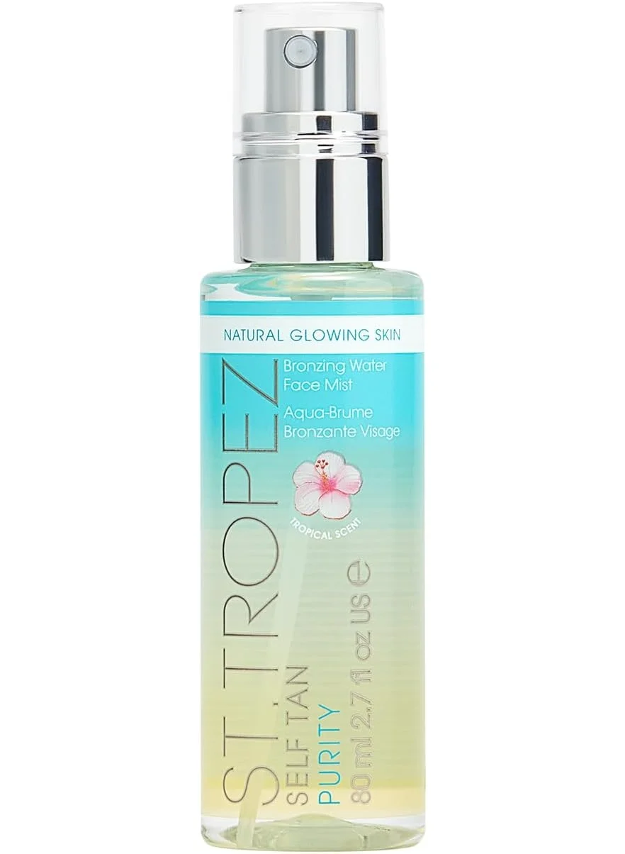 Self Tan Purity Bronzing Water Face Mist Lightweight Tanning Spray for Natural Glow (80 mL) ovgrd