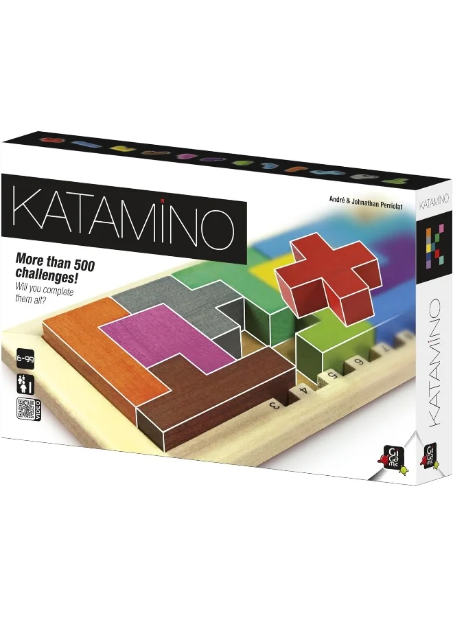 Premium Wooden Geometric Puzzle Board Game for Kids and Adults (Educational Logic Strategy Set) dh62k