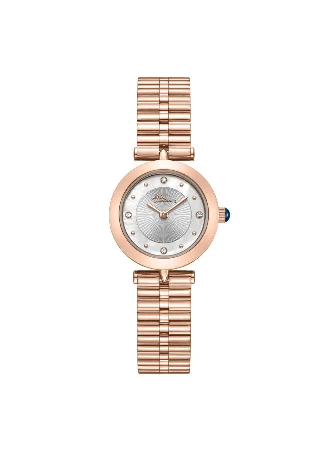 Premium Women Agra Analog Watch Stainless Steel Bracelet (White Dial, 24mm) bcqp0