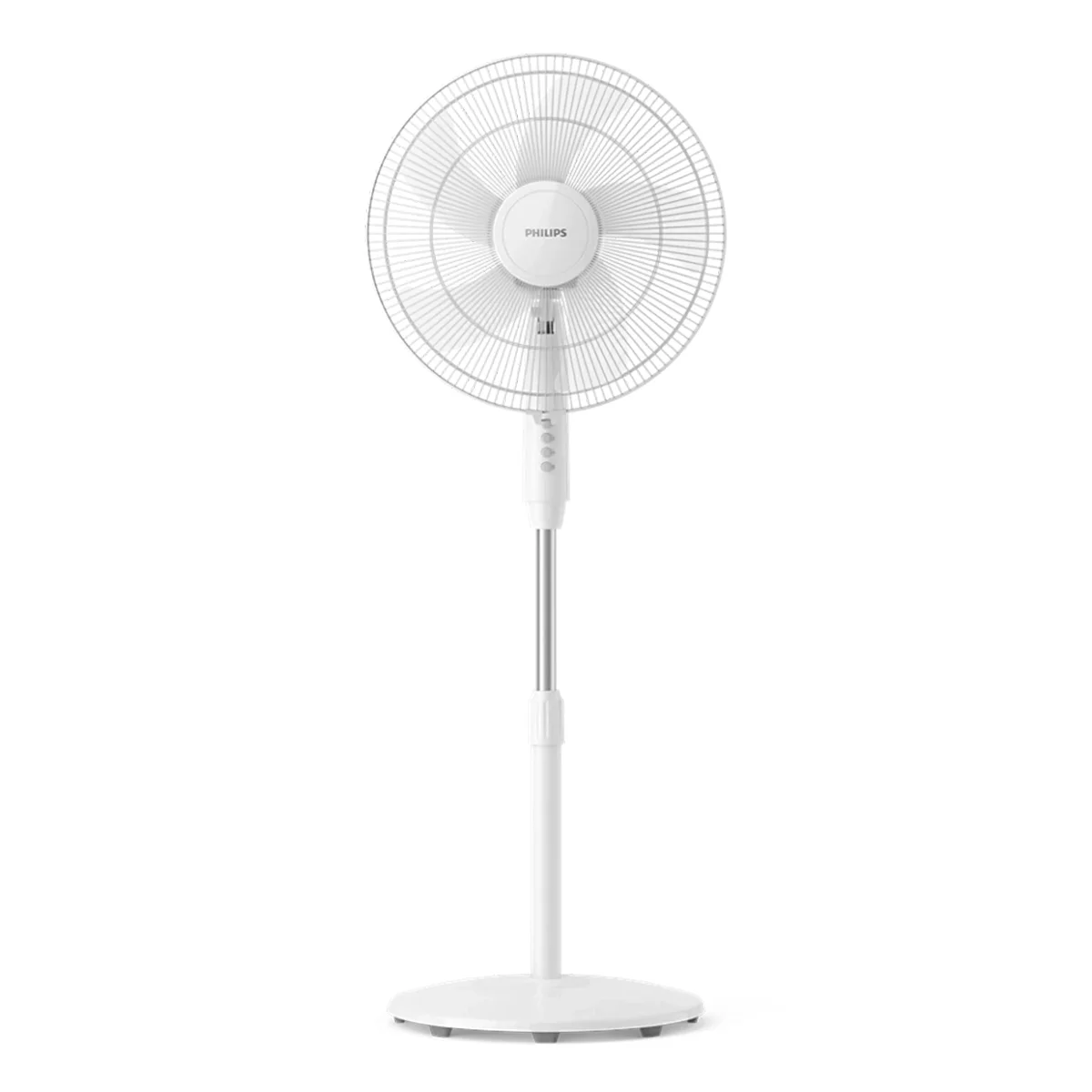 Professional Series 600 Pedestal Fan High-Velocity Oscillating Cooling Fan with 3 Speed Settings (White, 45 cm) ey74k