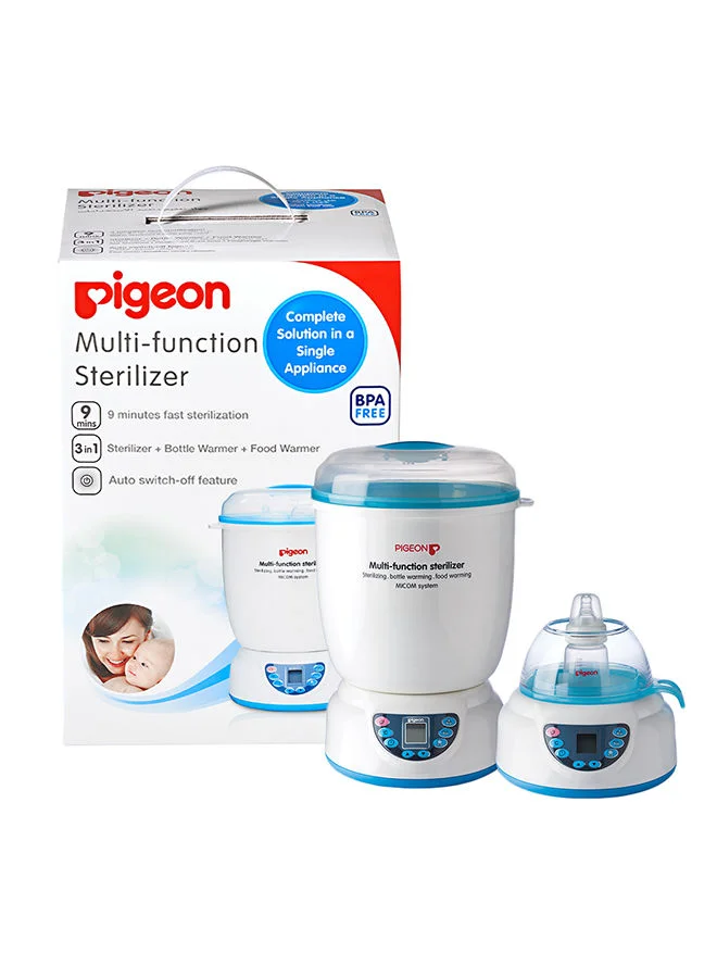 Premium Multi-Function Baby Bottle Sterilizer and Dryer (White, 1 Unit) cwydo