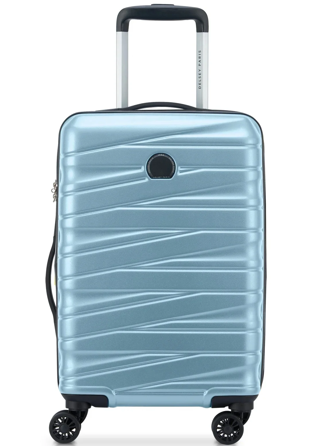 Tiphanie Expandable Cabin Luggage Trolley Case 55 cm Hardcase with 4-Double Wheels (Aqua) ip2hn