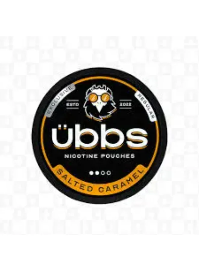 UBBS Nicotine Pouches Salted Caramel Flavor (6mg, 20 Pouches) favnq