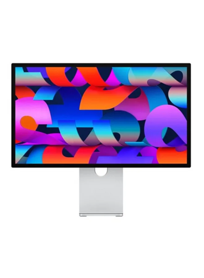 Premium Smart 27-inch 5K Studio Display Monitor, High-Resolution Professional Desktop Screen with Adjustable Stand (Silver, 27-inch) xobsz