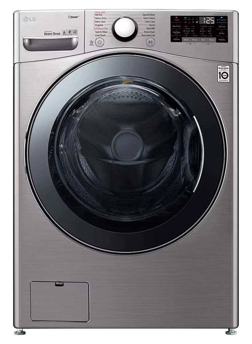 Ultra-HD 24kg Front Load Washing Machine with Steam Technology and Wi-Fi Connectivity (Stainless Steel, 24kg) f7vv1
