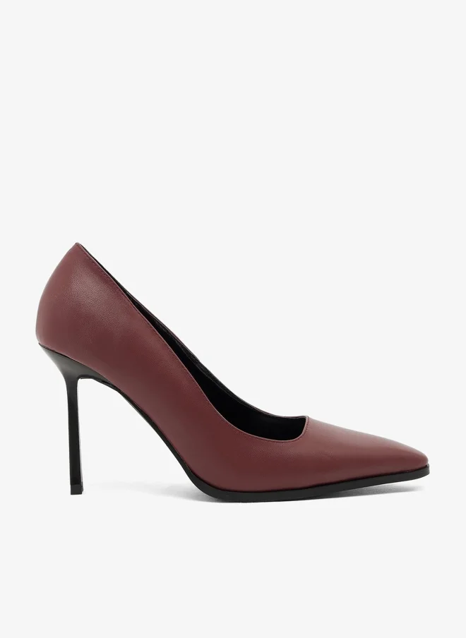 ELLA Classic Stiletto Pumps Premium High Heel Formal Footwear for Women (Black, 38 EU) lr8ct
