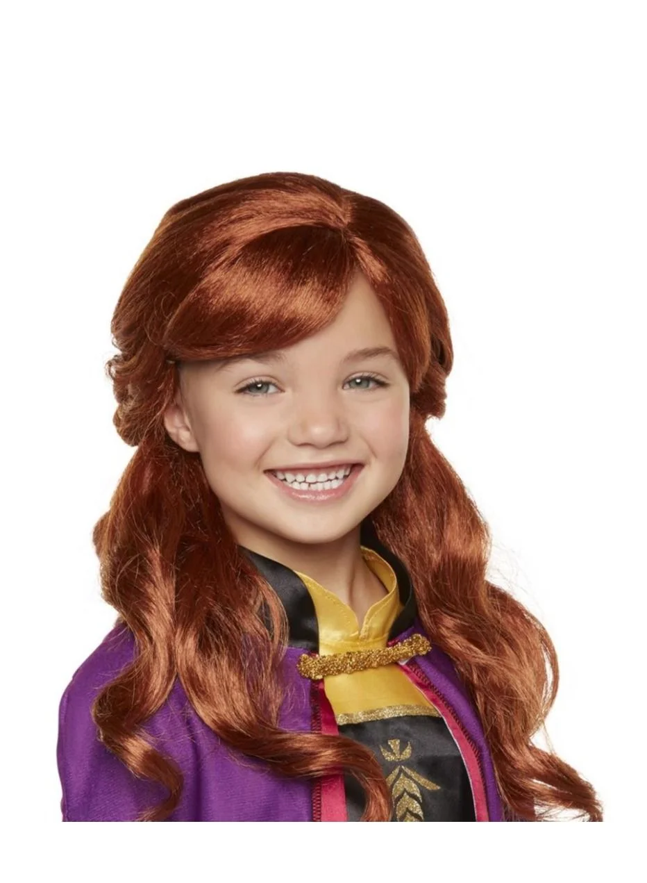 Premium Synthetic Fiber Character Cosplay Wig for Kids (Brown, One Size) m4qgm