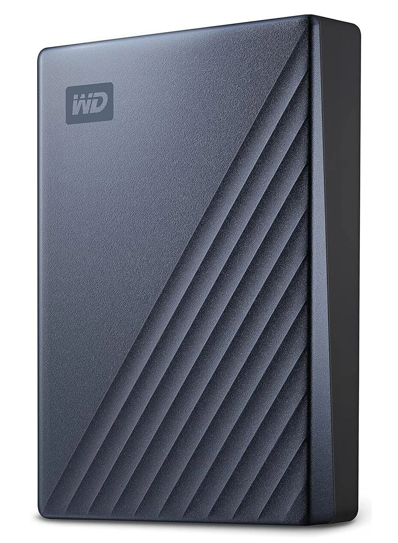 Premium Portable External Hard Drive 5TB USB-C USB 3.1 Compatible Data Storage (Blue, 5 TB) 06bn0