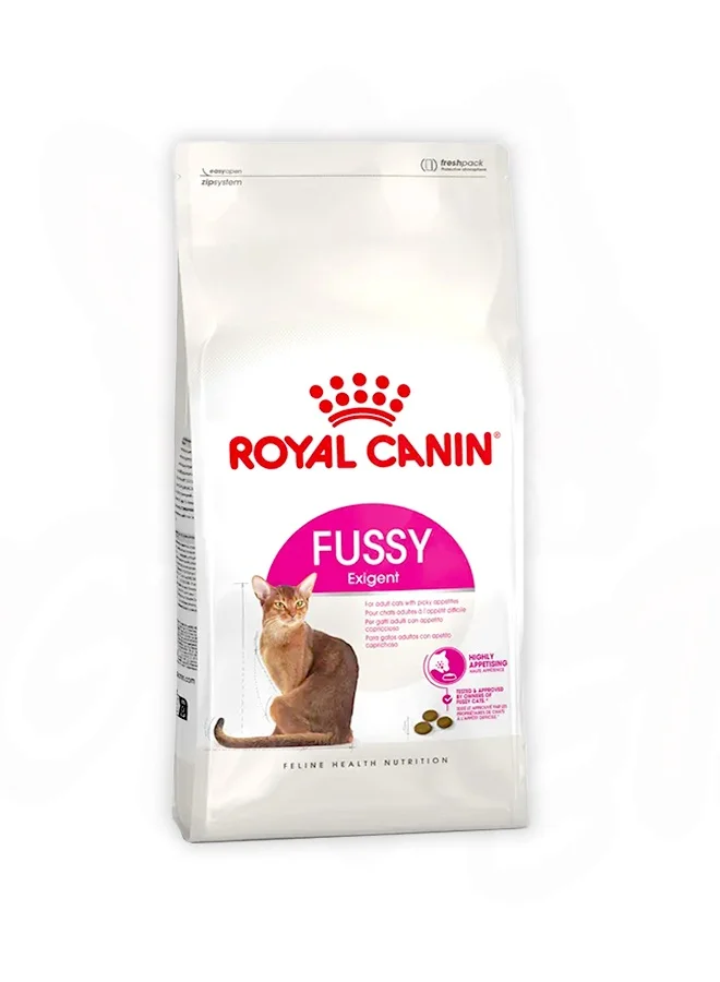 Premium Fussy Exigent Dry Cat Food (2 kg) - Specialized Nutrition for Selective Eaters wfkfo
