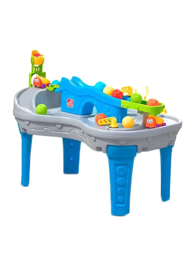 Step2 Ball Buddies Trucking And Rolling Play Table Interactive Sensory Activity Center for Kids (Large) u9x09