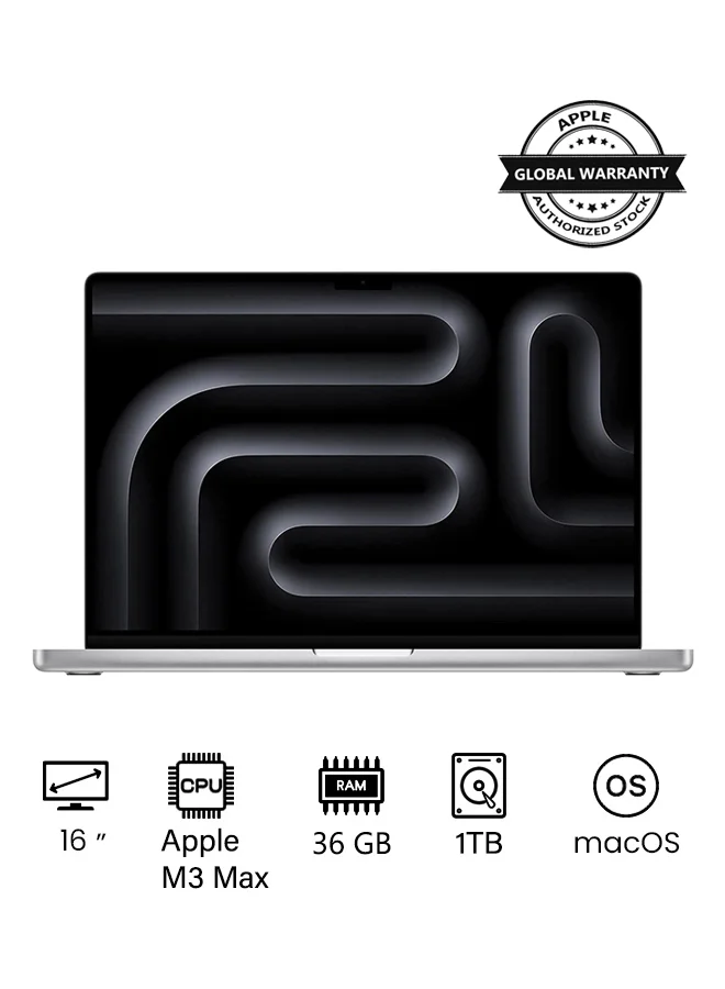 Premium Smart Professional Laptop 16.2-inch Display 36GB RAM 1TB SSD High-Performance Computing Device (Silver, 16.2-inch) elf3i