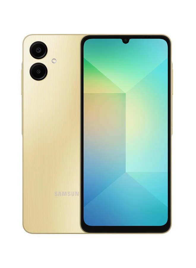 Ultra-HD A06 Smartphone 4G Dual SIM 6.7-inch Display 4GB RAM 64GB Storage (Gold) chae5