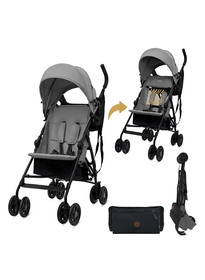Neobreez CLIMA Lightweight Compact Umbrella Stroller (Waterproof UPF 50+ Canopy, Foldable Travel Buggy, Supports up to 22kg) 9y14u