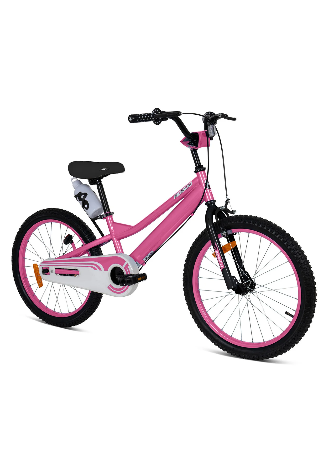 MOGOO Rayon Junior 2.0 Kids Bicycle Premium Steel Frame (Pink, 20 Inch) x7jm0