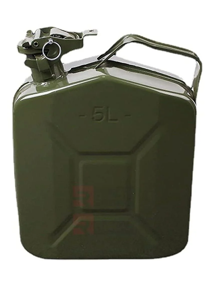RACO Metal Fuel Jerry Can for Gasoline and Diesel Storage (Green, 5 L) h0rxa