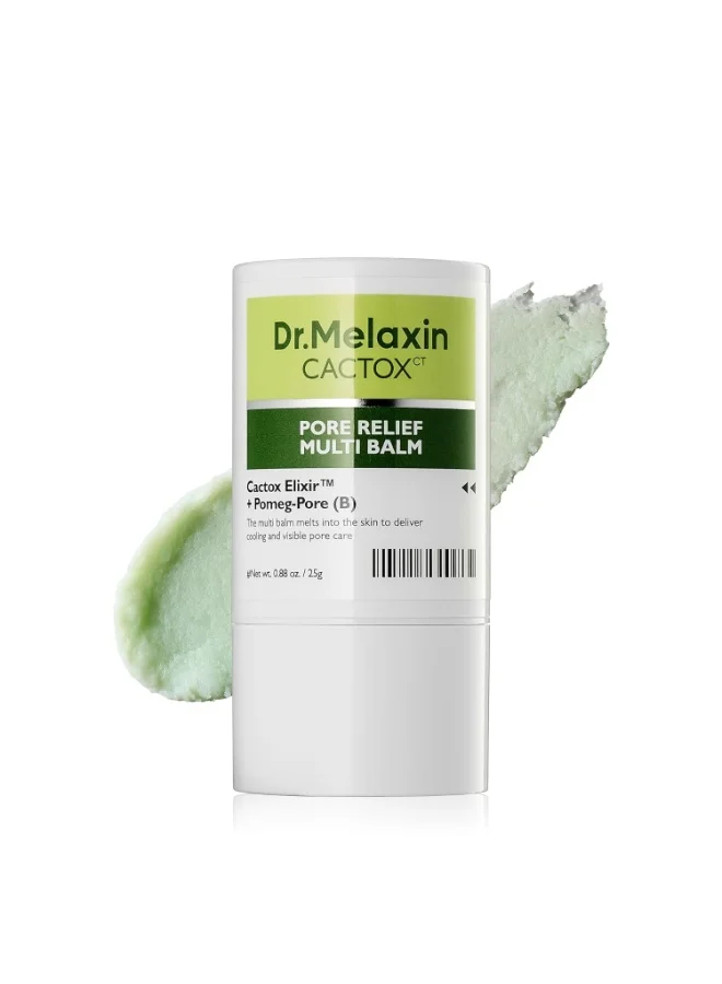 Dr. Melaxin Cactox Pore Relief Multi Balm Stick Cooling and De-Puffing Facial Care (25g) c1tlh