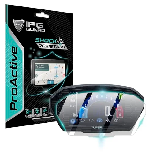Premium Motorcycle Instrument Cluster Screen Protector for Tiger 800 1200 Series (9H Hardness, Nano Ceramic Film) 8sv9k