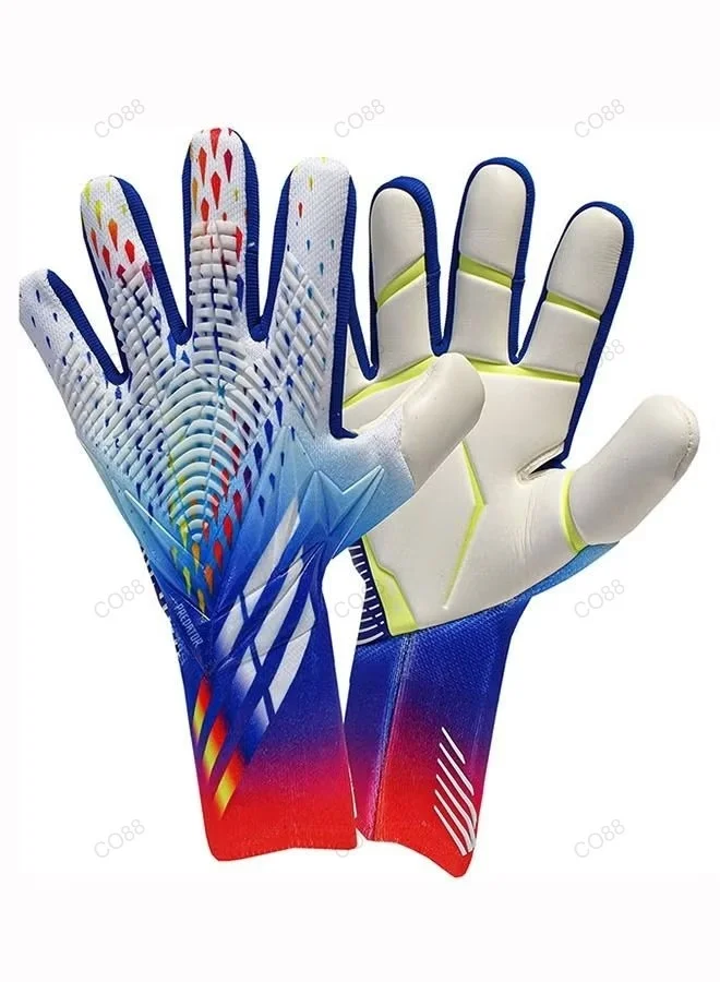 Sport Professional Fingersave Goalkeeper Gloves High-Grip Training Gear for Men (Size 9) jhbdd