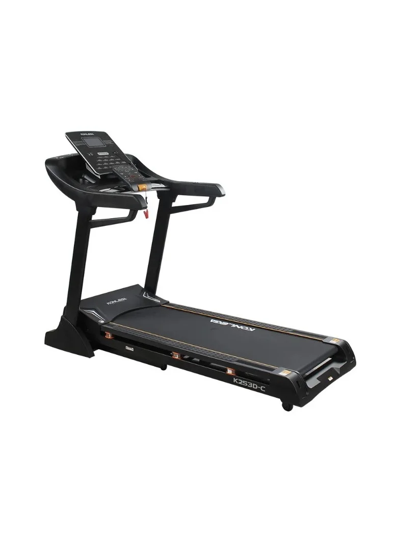 Laperva Motorized Treadmill with Automatic Incline (125 kg Capacity, Professional Home Fitness Equipment) aae31