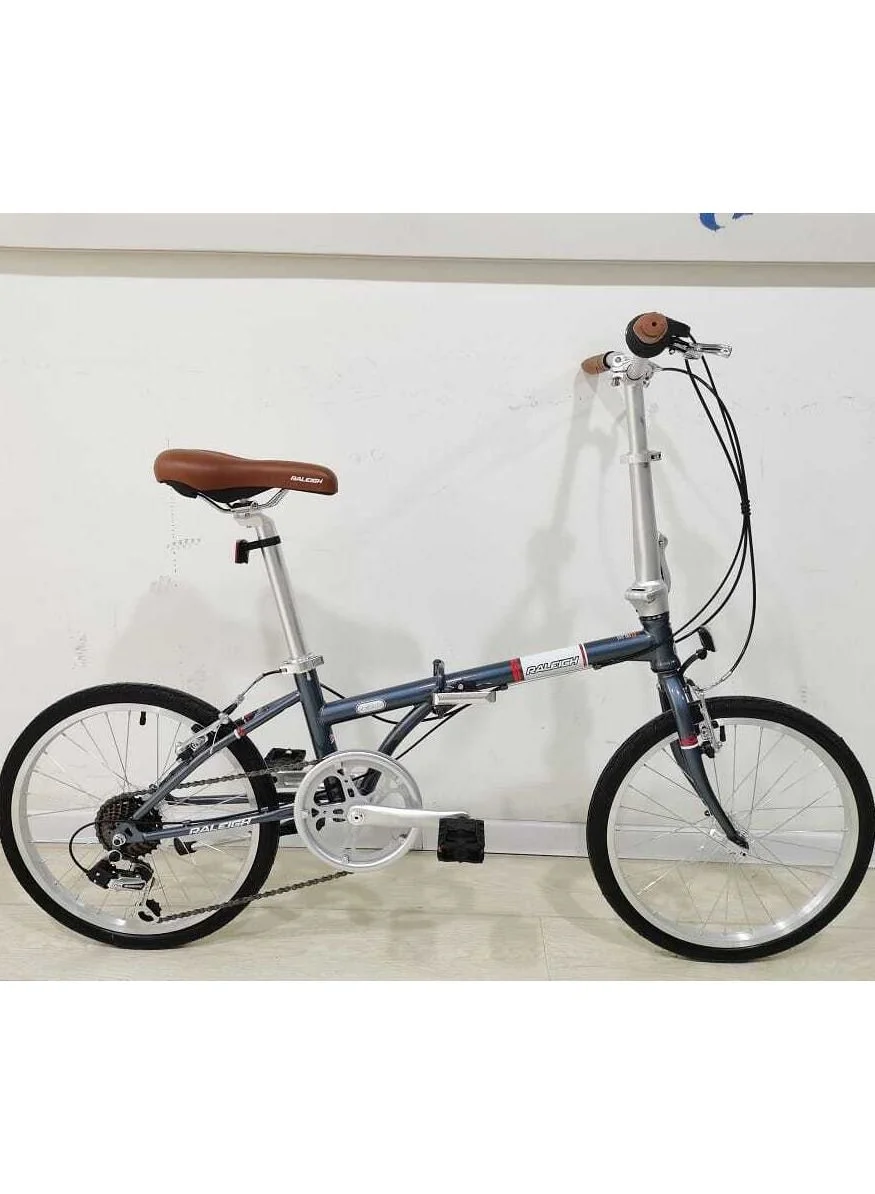 Rhea Folding Bike Aluminum Frame 7-Speed Commuter Bicycle (20-inch Wheel) 2h00y