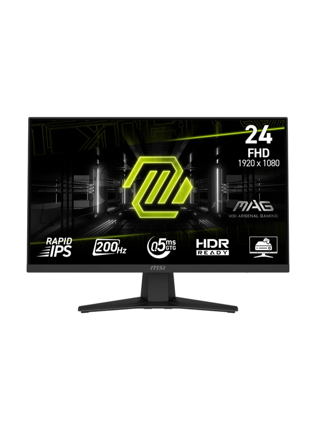 Premium 24-inch FHD Gaming Monitor 200Hz 0.5ms Response Time Adaptive-Sync LED Display with Adjustable Stand (Black, 24-inch) tjyov