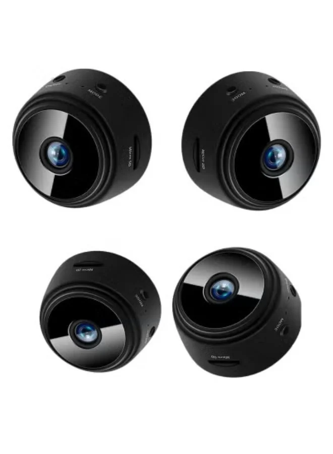TIGER Wireless Security Camera System Full HD 1080P Indoor Surveillance with Motion Detection and Night Vision (4-Pack) e49r0