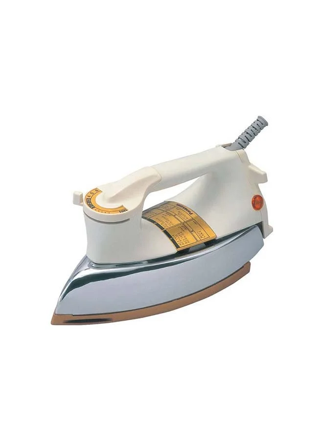 Premium Handheld Dry Iron 1200W Ceramic Soleplate Professional Garment Press (White, 1200W) fnwrv