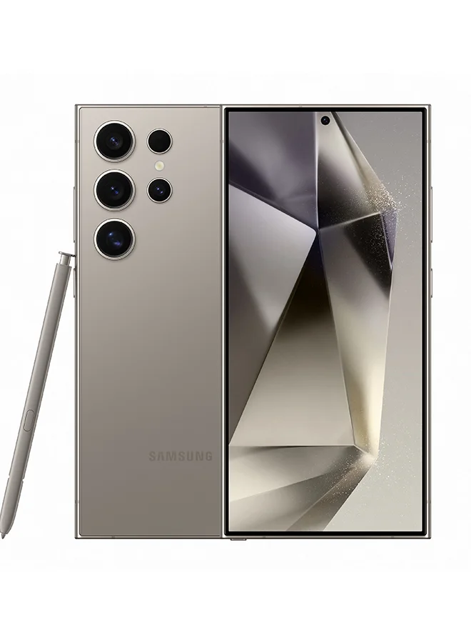 Premium 5G Smartphone Dual SIM 12GB RAM 256GB Storage Titanium Gray (6.8-inch Display) m5sq0