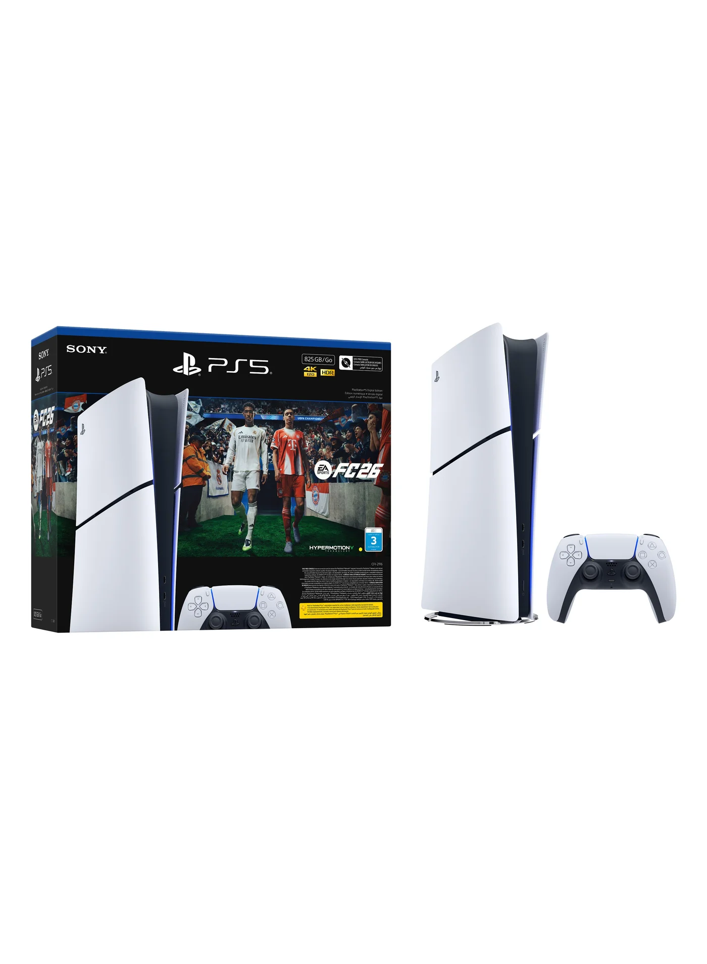 Premium Digital Edition Gaming Console Bundle with EA SPORTS FC 26 (1 TB) t7d4w