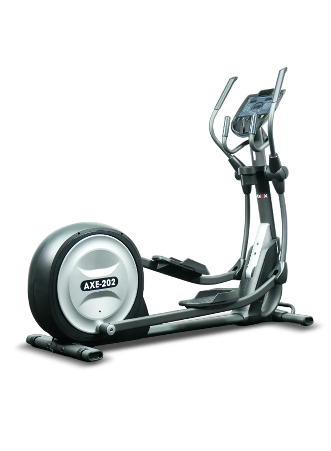 AXOX Elliptical Cross Trainer Machine with Adjustable Resistance and LCD Display for Full-Body Home Workout (Black) 0hh9r