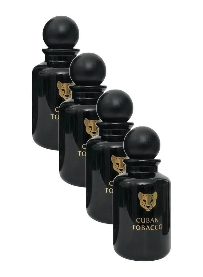 Surrati Cuban Tobacco Extrait De Aoud Premium Arabic Fragrance (100 mL, Pack of 4) 8ypyi