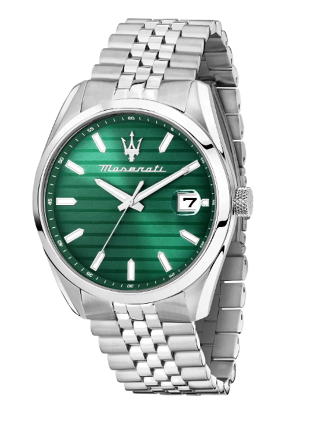 Premium Men's Green Dial Stainless Steel Chronograph Watch (43 mm) yhw1m