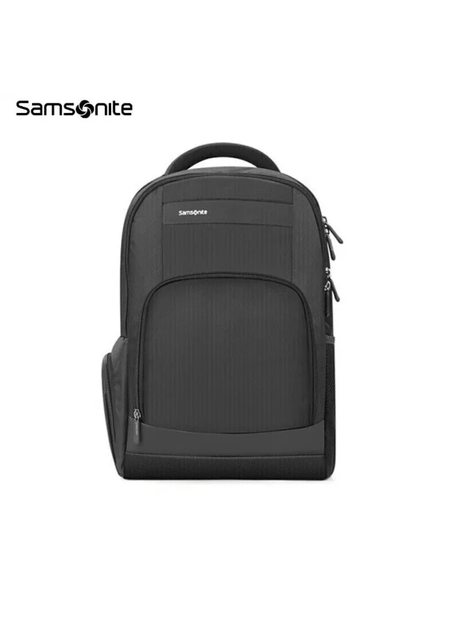 Premium Business Laptop Backpack Professional Notebook Bag for 15 Inch Devices (Black) 5b1f2