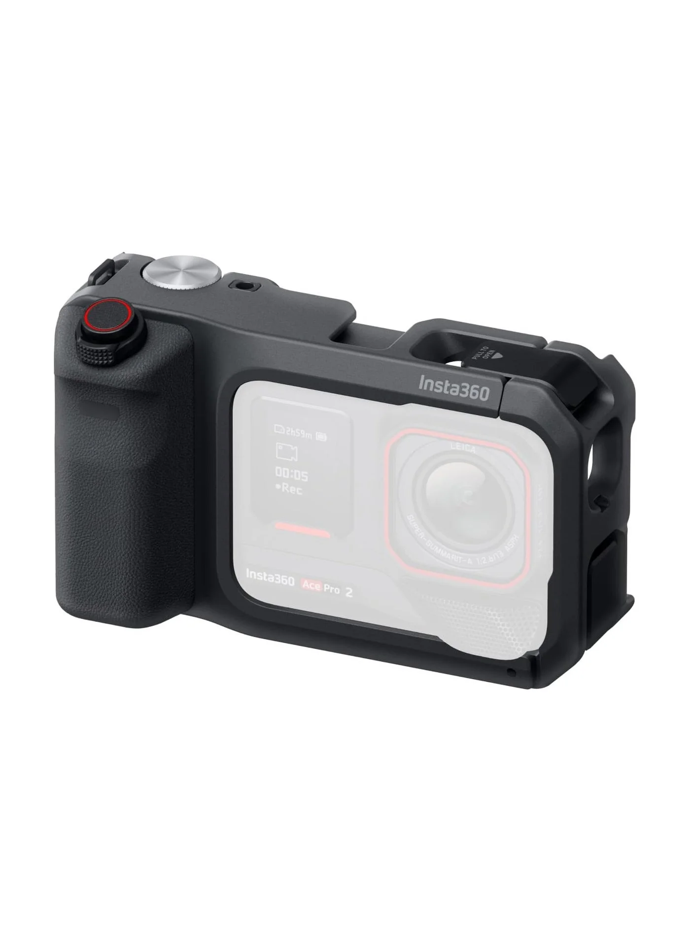 Xplorer Grip Pro Power Handle for Action Cameras (2010mAh Battery, Ergonomic Design, Black) 6n2w5
