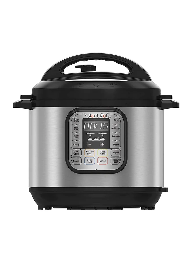 Multi-Use Electric Pressure Cooker 7-in-1 Programmable Multicooker with Stainless Steel Inner Pot (Black, 5.7 L) uyhq2